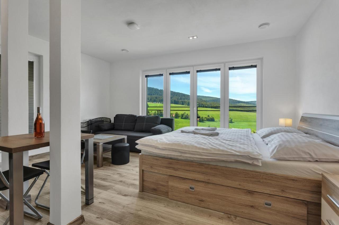 Family Apartments Klinovec Loučná pod Klínovcem Dış mekan fotoğraf